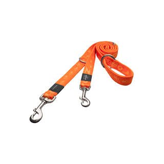 Rogz Führleine Everest verstellbar XL Orange