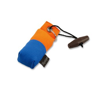Mystique Mini Dummy Schlüsselanhänger zweifärbig Orange/ Blau