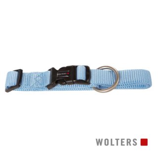 Wolters Professional Halsband sky blue Extrabreit L  40-55cm