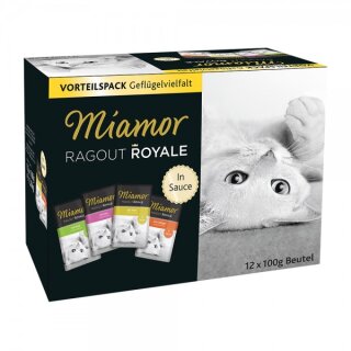 Miamor Ragout Royal Geflügelvielfalt in Sauce Vorteilspack