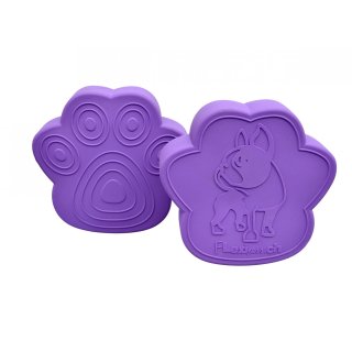 Flexiness Toy Paw Disc 17cm, Purple  2er Set