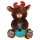 Nobby XMas Plüsch Elch mit Donut 32cm