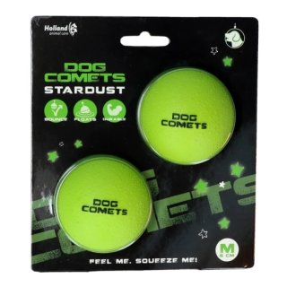 Dog Comets Ball Stardust, 2er Pack grün