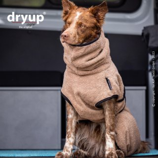 Hundemantel fit4dogs dryup cape Coffee