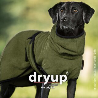 Hundemantel fit4dogs dryup cape Moos L  65cm