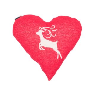 Fussenegger SILVRETTA gefülltes Kissen “Herz/Folklore” rot, 40x40cm