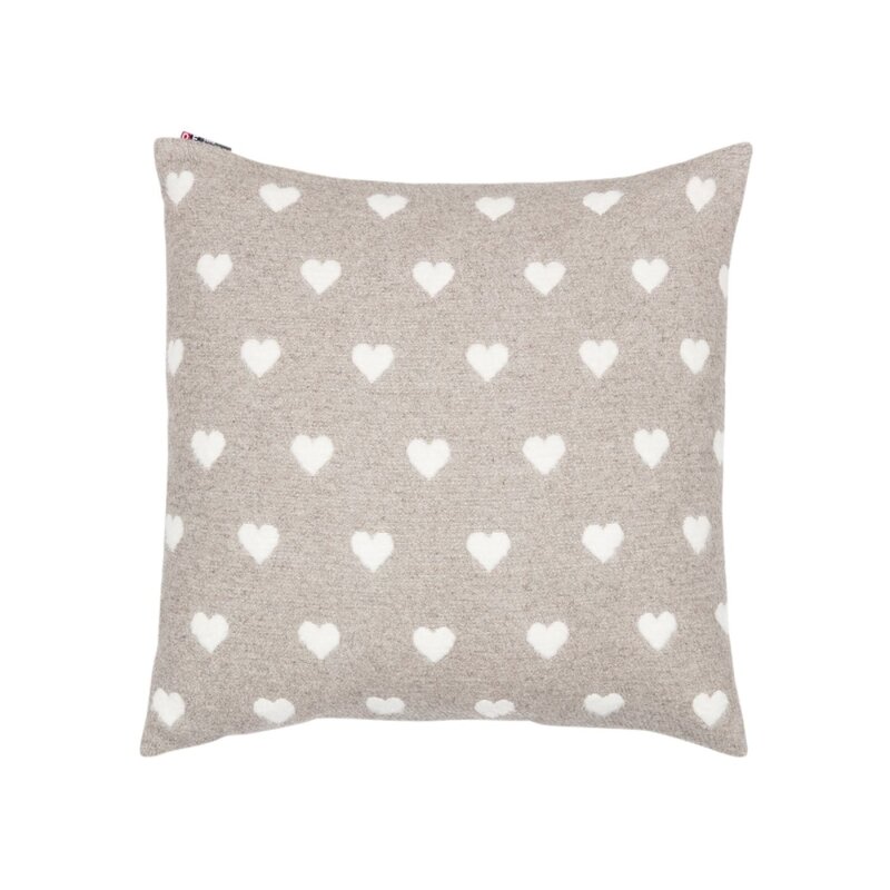 Fussenegger DECO Kissen “Herzen allover”schlamm 50x50cm, 33,53 €