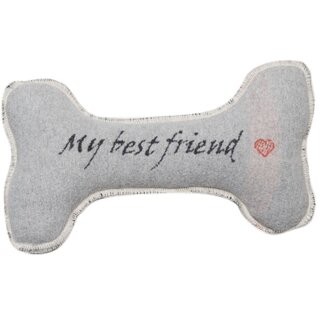 Fussenegger Hundeknochen “my best friend” inkl. Füllung, groß filz, 40x20cm
