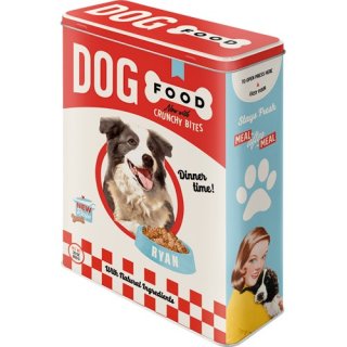 Dog Food – Vorratsdose XXL mit 3D-Prägung