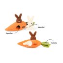 Play Hippity Dog Toys - Carrot & Rabbits