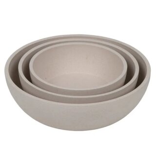 District 70 Bamboo Dog Bowl M, Beige