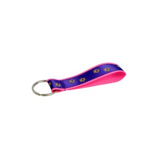 Schlüsselanhänger "Spur" pink