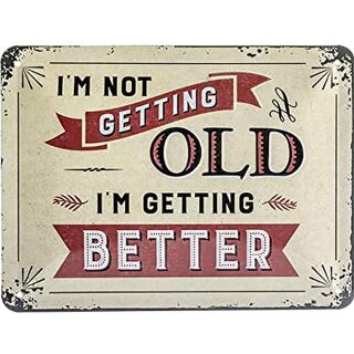Deco50 Metallschild 15 x 20cm I´m not getting old