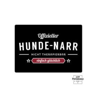 Pfotenschild Mousepad Offizieller Hundenarr