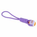 Ball mit Seilschlaufe THROW ME Lila/orange