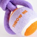 Ball mit Seilschlaufe THROW ME Lila/orange