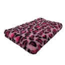 Vetbed Leopard, pink 150 x 100cm