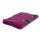 Vetbed Teddybären, Magenta, braun 150 x 100cm
