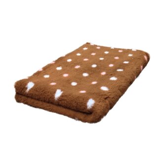 Vetbed Dots ,braun 150 x 100cm