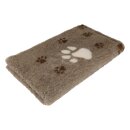 Exclusiv Premium Vetbed Pfoten 160 x 100cm Braun meliert,...