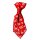 Nobby Xmas Schlips leuchtend, rot
