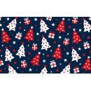 VB Vetbed Christbaum, blau, rot, weiss