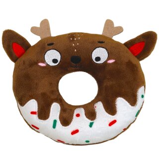 Nobby XMAS Plüsch Donut Rentier, 18 x 15 x 4cm