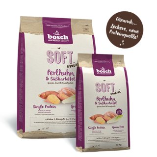 Bosch HPC Soft Mini Perlhuhn & Süßkartoffeln 1 kg