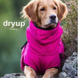 Hundemantel fit4dogs dryup cape Pink M  60cm
