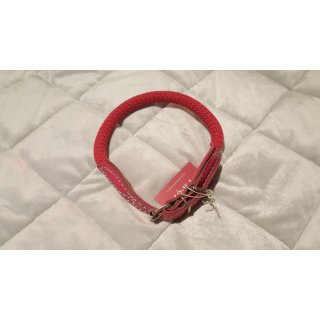 Halsband Tau/Leder 50cm x 0,12mm Rot