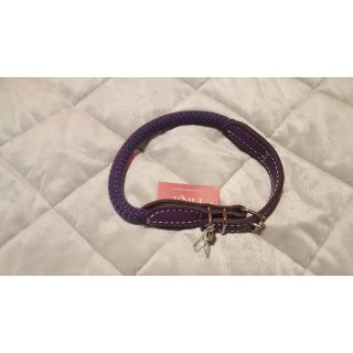 Halsband Tau/Leder 50cm x 0,12mm Violett